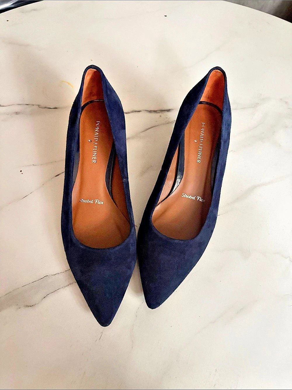 Donald J. Pliner Pointed Toe Heels Blue US 9M
